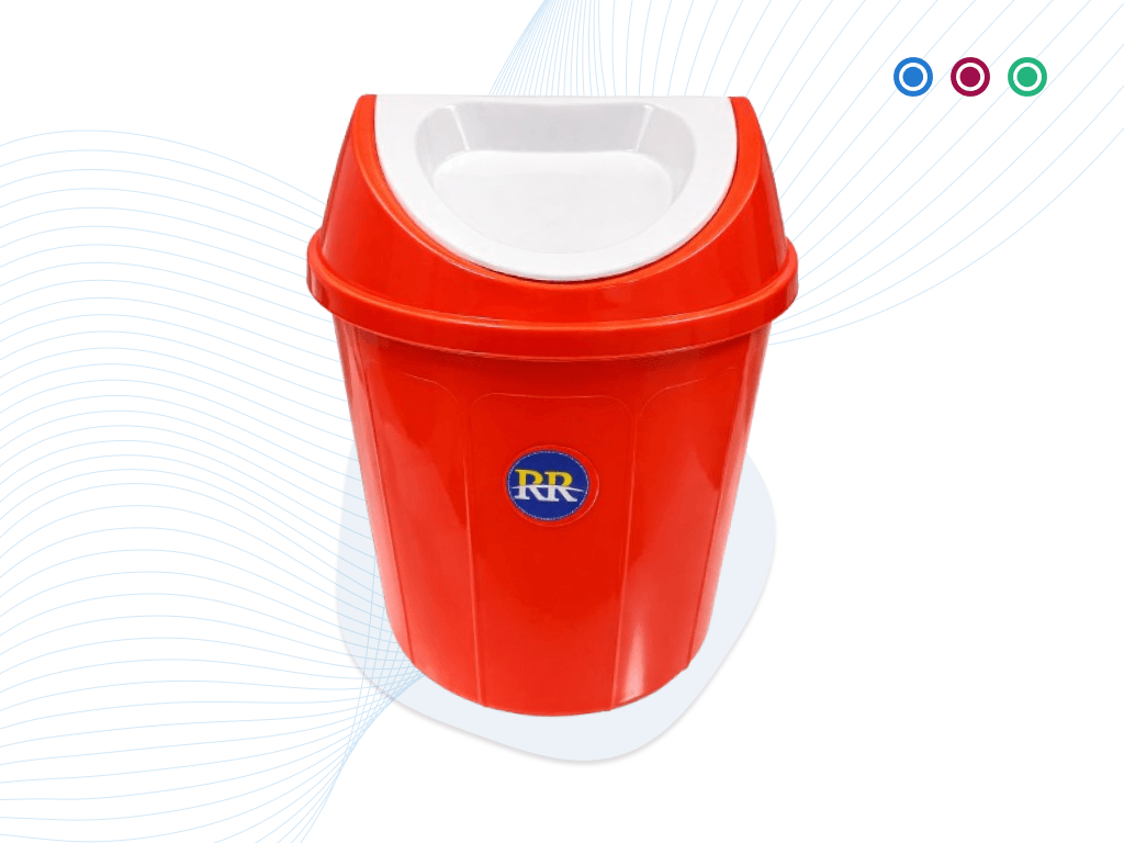 Plastic Dustbin with Lid